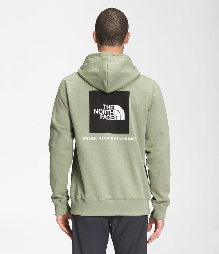 The North Face Hoodie Heren Box Nse Pullover YZEI86014 - Groen